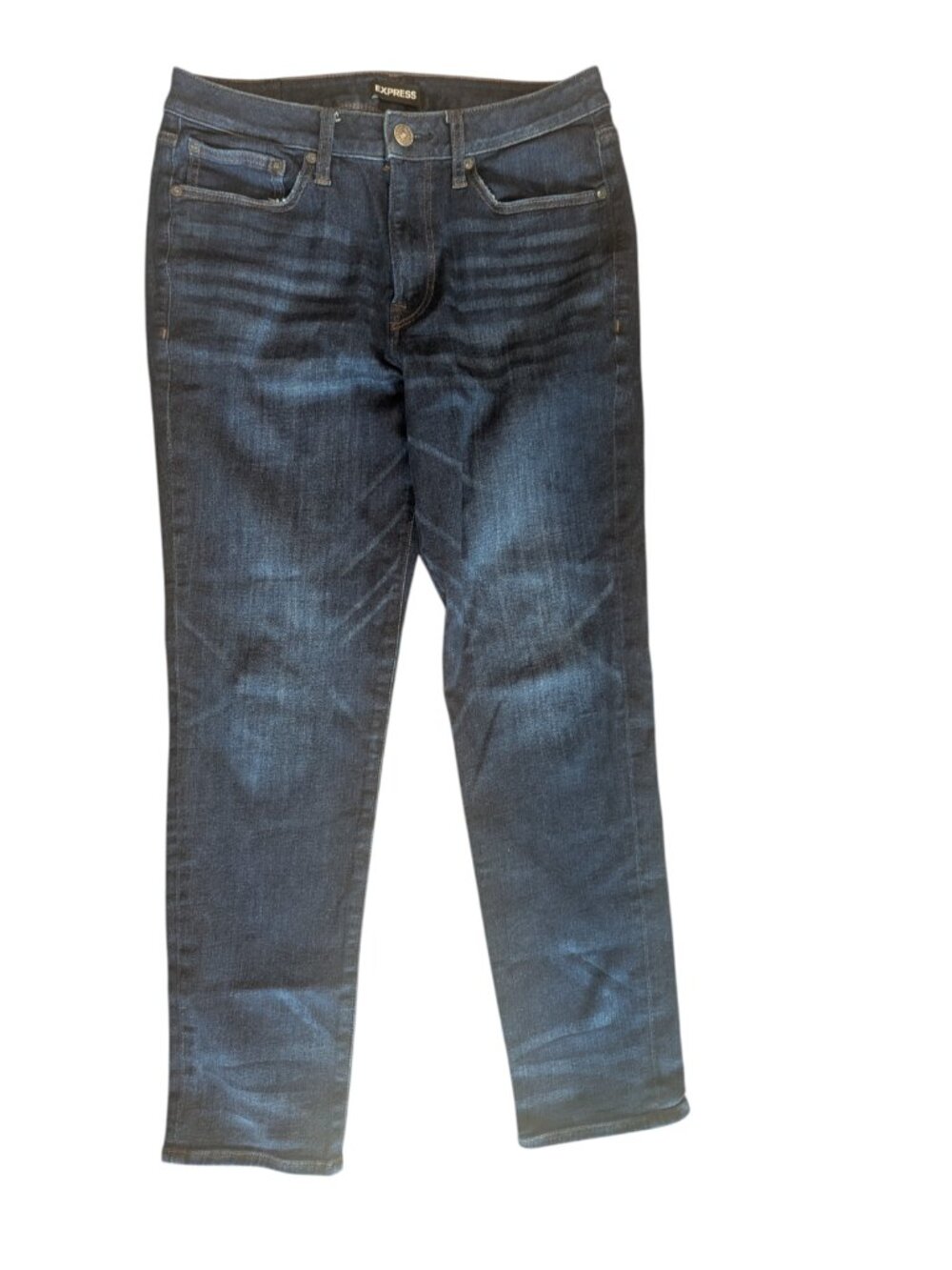 Express ~ Conscious Edit Men’s Slim Fit Jeans 30x32 ~ Dark Wash Denim